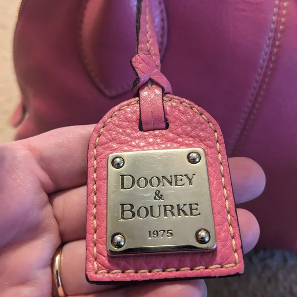 Dooney And Bourke Pink Leather Handbag - Picture 10 of 16